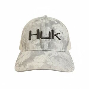 HUK Performance Headwear Stretch Fit Trucker Hat Camo Digital Gray Mens  L/XL-XL